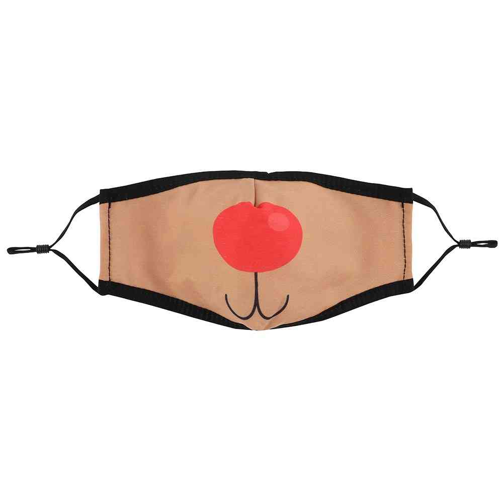 Something Different - Reindeer Masque - Masque de protection - Marron